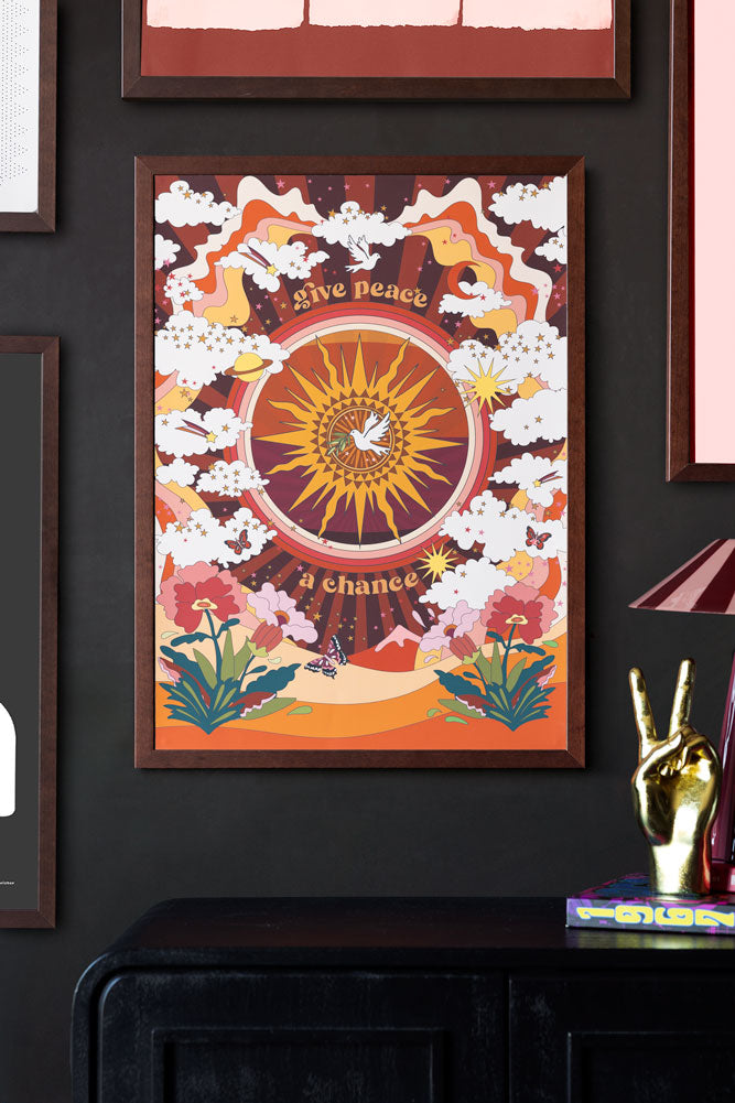 Give Peace A Chance A2 Art Print - Available in 4 Options