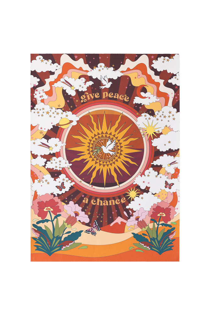 Give Peace A Chance A2 Art Print - Available in 4 Options