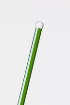 Green Glass Cocktail Stirrer