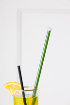 Green Glass Cocktail Stirrer
