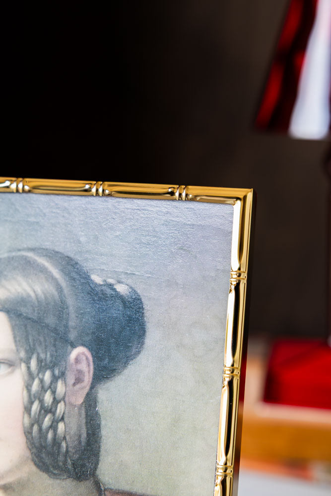 Gold Bamboo Effect Photo Frame