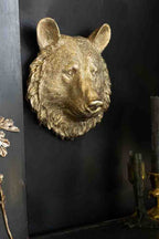 Gold Bear Wall Ornament