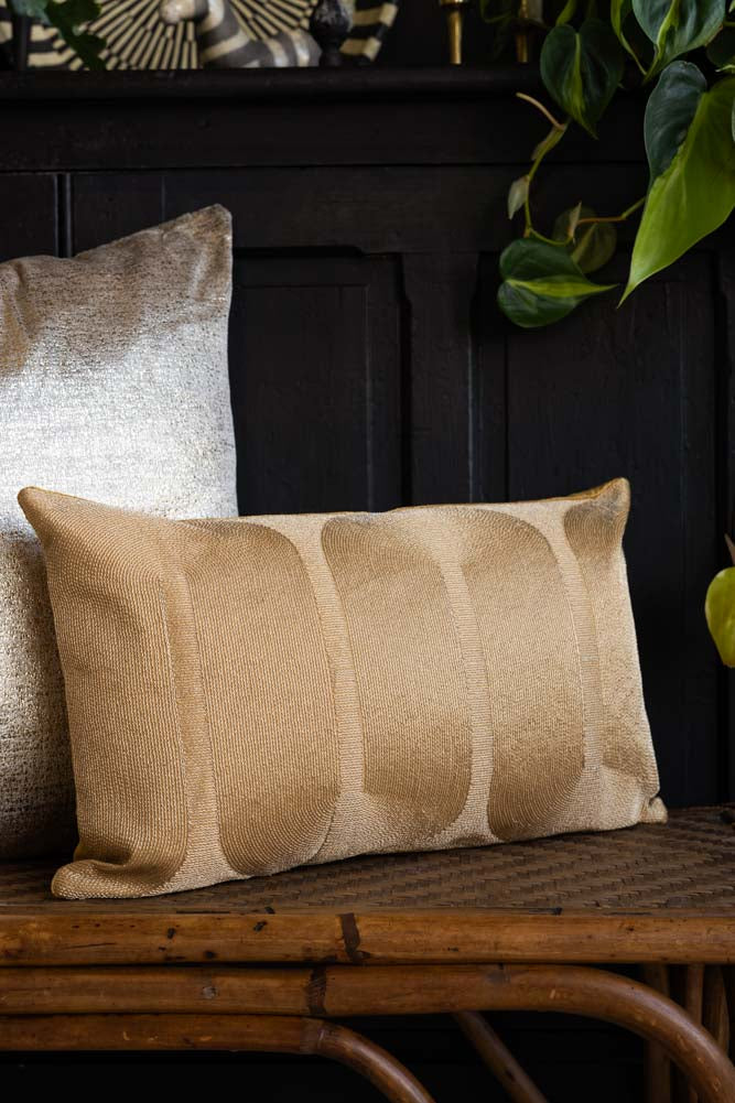 Gold Embroidered Cushion