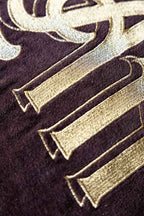 Gold Embroidered Fuck Yeah Cushion