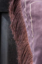 Gold Embroidered Fuck Yeah Cushion