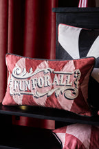 Gold Embroidered Fun For All Cushion
