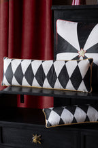 Gold Embroidered Peep Show Cushion