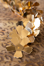 Gold Flower Paper Garland Decoration