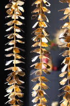 Gold Flower Paper Garland Decoration