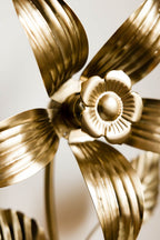 Gold Flower Wall Light