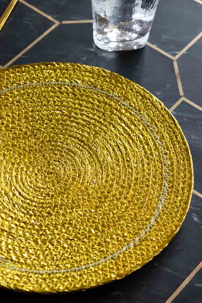 Gold Foiled Effect Placemat