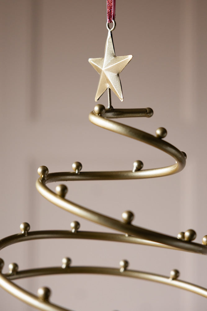 Gold Hanging Christmas Frame for Decorations