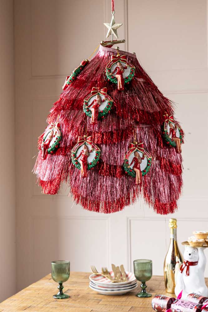 Gold Hanging Christmas Frame for Decorations