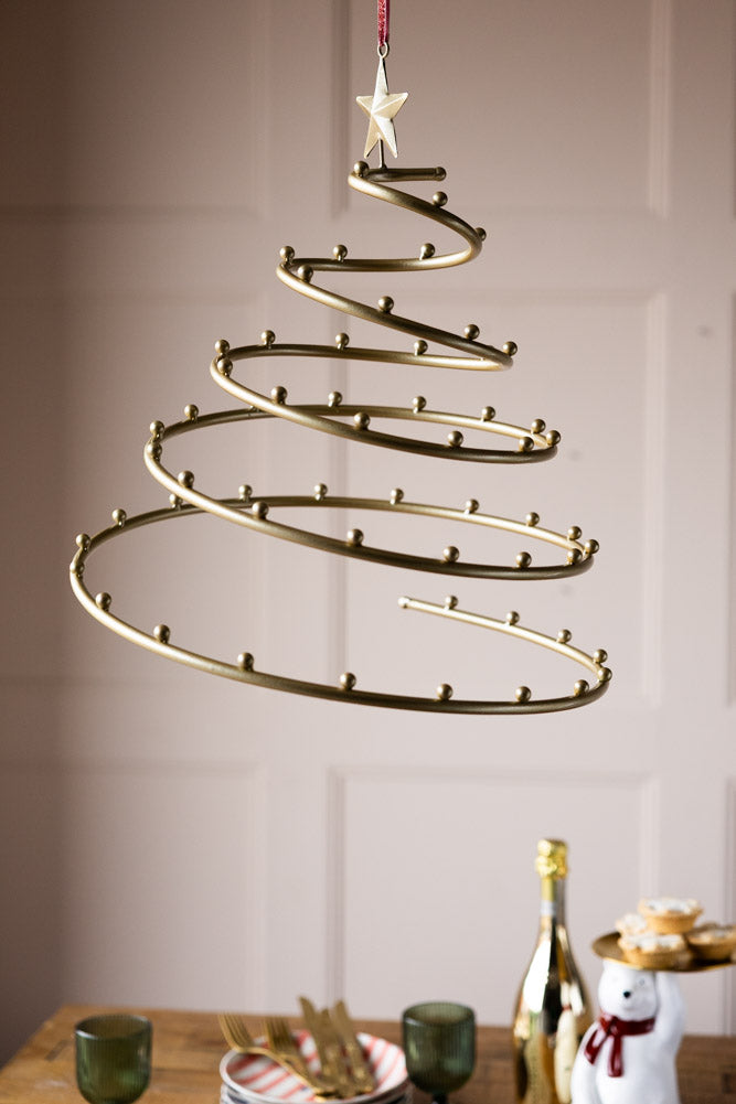 Gold Hanging Christmas Frame for Decorations