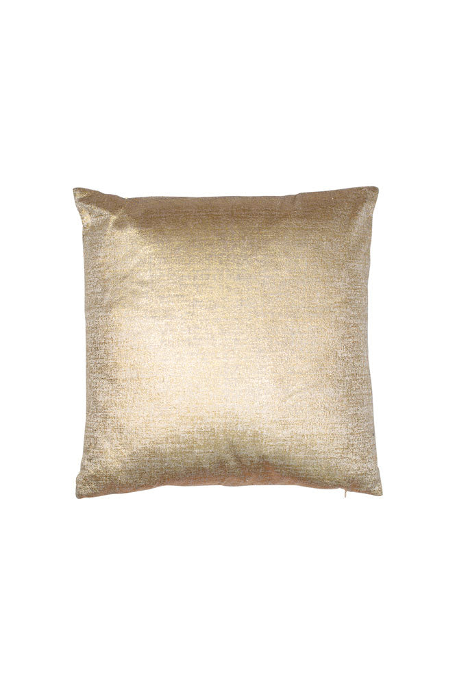 Gold Metallic Velvet Cushion