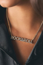 Gold Rock & Roll Necklace