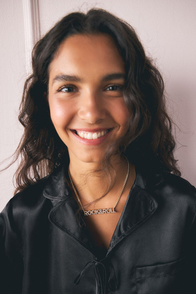 Gold Rock & Roll Necklace