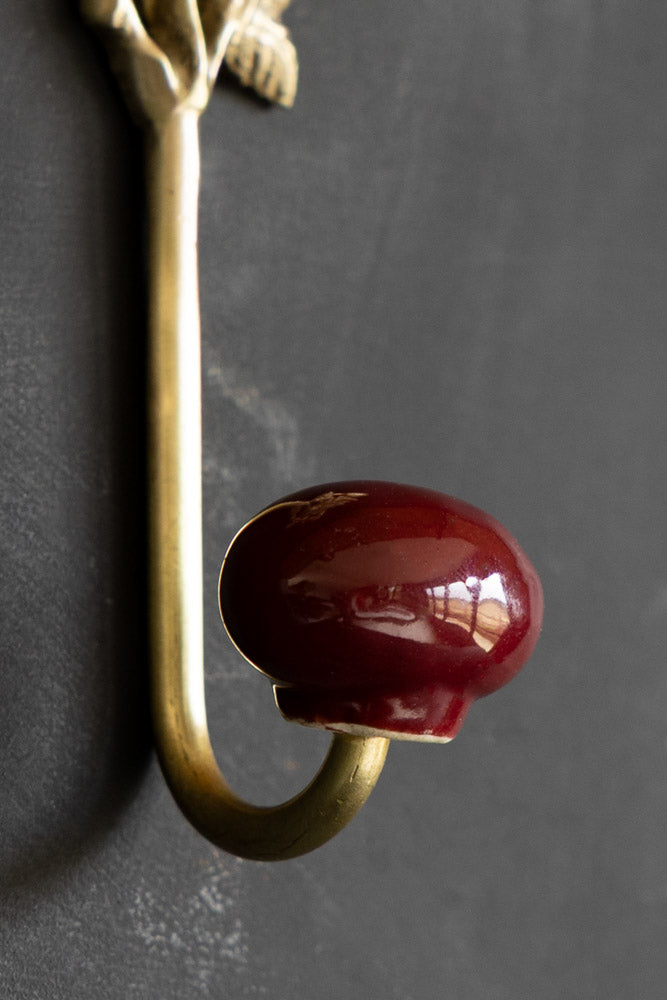 Gold Roses Decorative Wall Hook