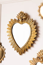 Gold Sacred Heart Ornate Mirror
