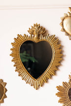 Gold Sacred Heart Ornate Mirror