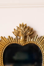 Gold Sacred Heart Ornate Mirror