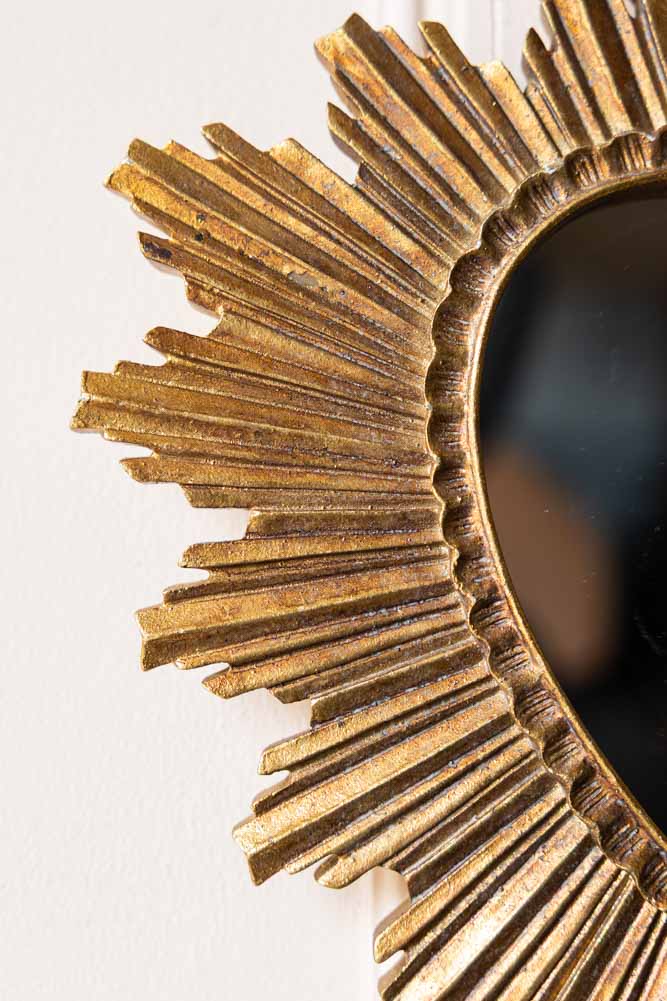 Gold Sacred Heart Ornate Mirror