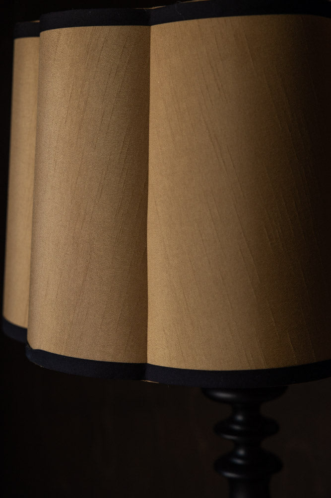 Gold Scalloped Easyfit Lampshade