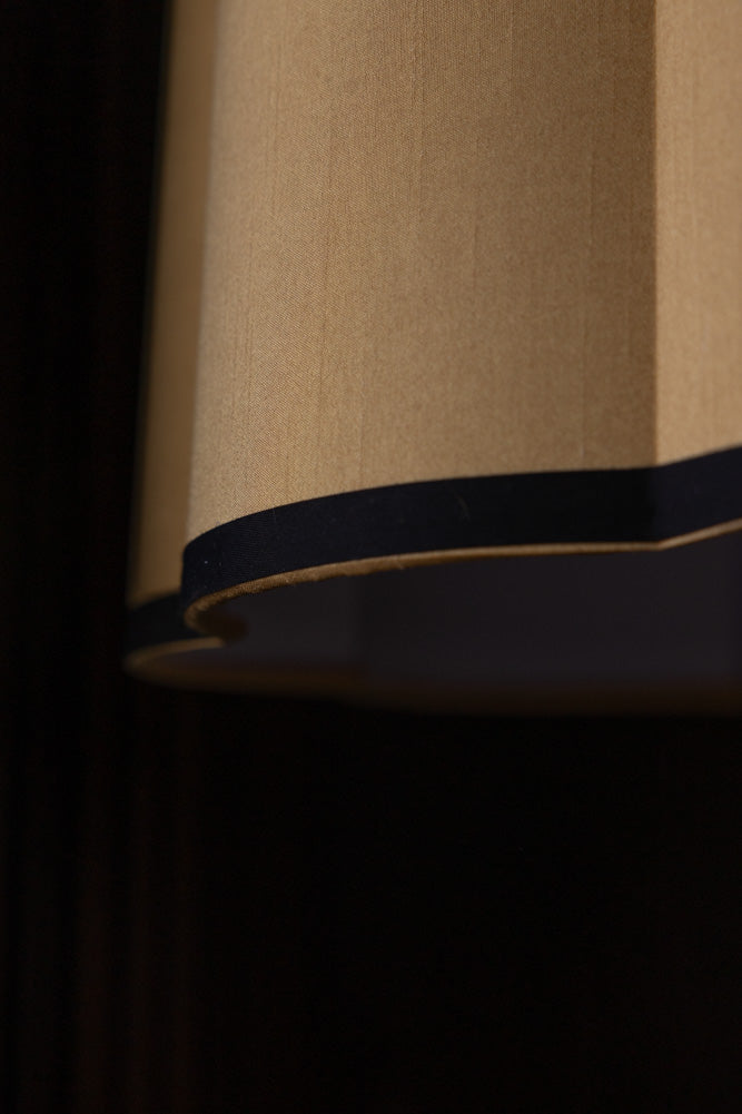 Gold Scalloped Easyfit Lampshade