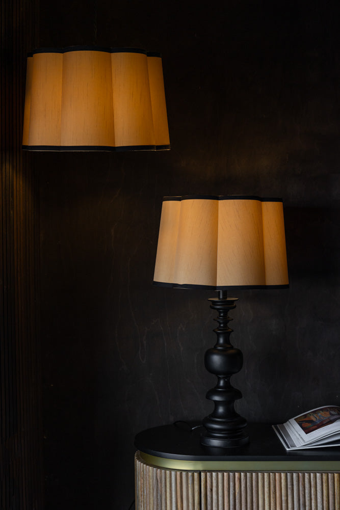 Gold Scalloped Easyfit Lampshade