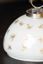 Gold Star Christmas Candle Bauble Ornament