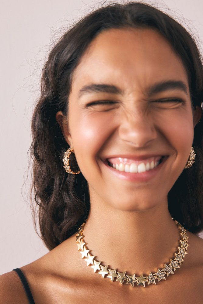Gold Star Necklace