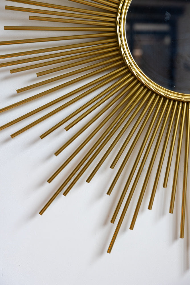 Gold Starburst Framed Decorative Mirror