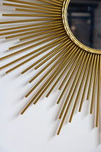 Gold Starburst Framed Decorative Mirror