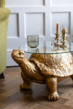 Gold Tortoise Side Table