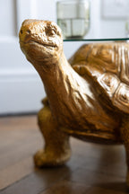 Gold Tortoise Side Table