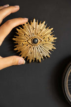 Golden Evil Eye Wall Decor