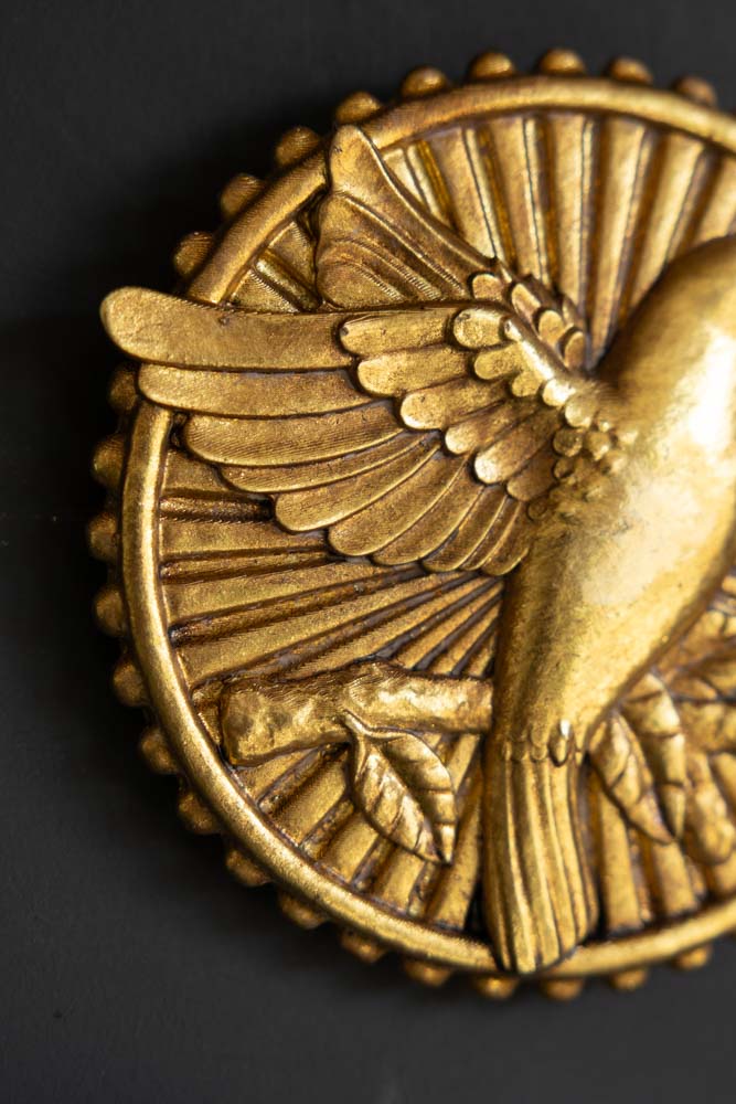 Golden Flying Bird Wall Decor