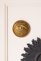 Golden Mystic Eye Wall Hanging Decoration