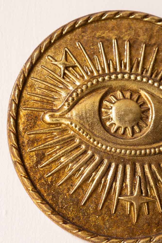 Golden Mystic Eye Wall Hanging Decoration