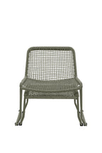 Green Garden Lounge Chair & Footstool Set
