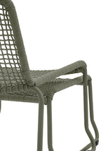 Green Garden Lounge Chair & Footstool Set