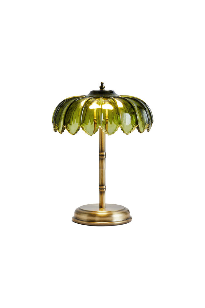 Gold & Green Desert Table Lamp