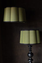 Green Scalloped Easyfit Lampshade