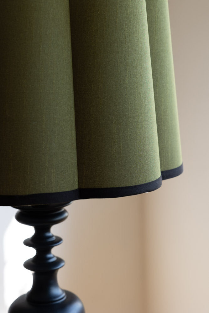 Green Scalloped Easyfit Lampshade
