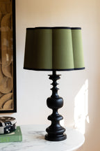 Green Scalloped Easyfit Lampshade