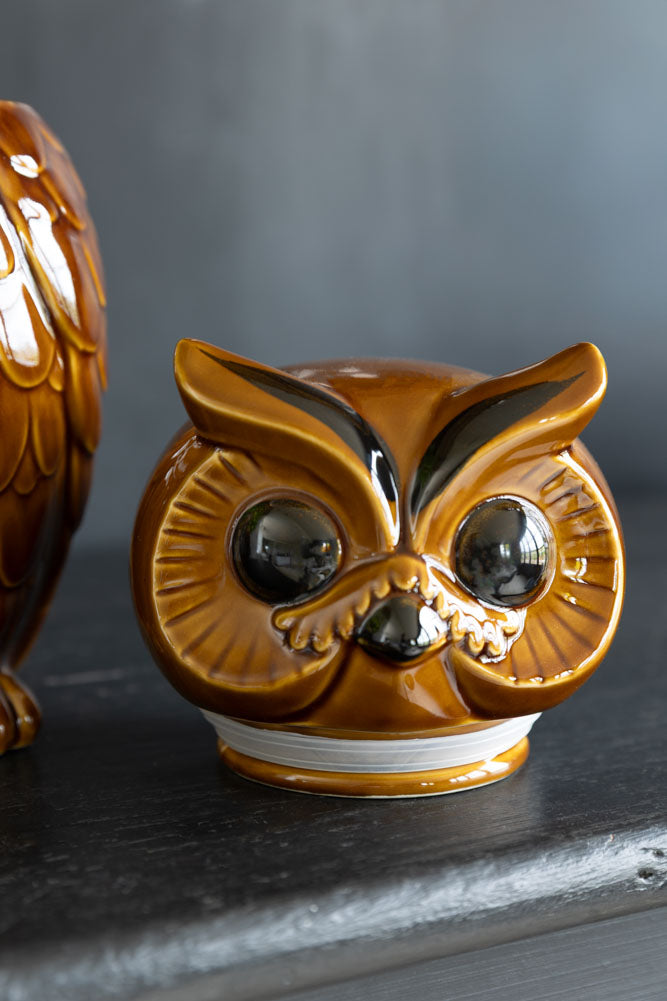 HKLIVING Ceramic Owl Jar