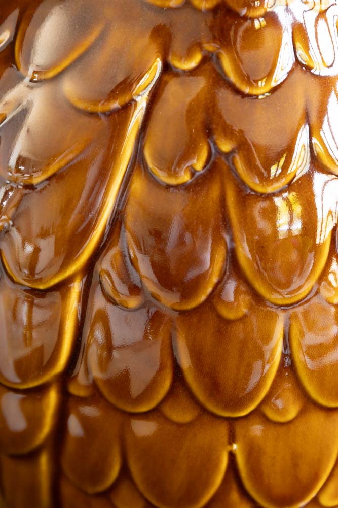 HKLIVING Ceramic Owl Jar