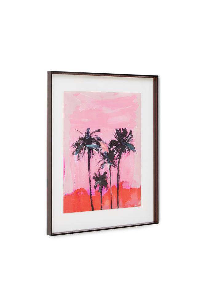 HKLIVING Pink Summer Framed Artwork