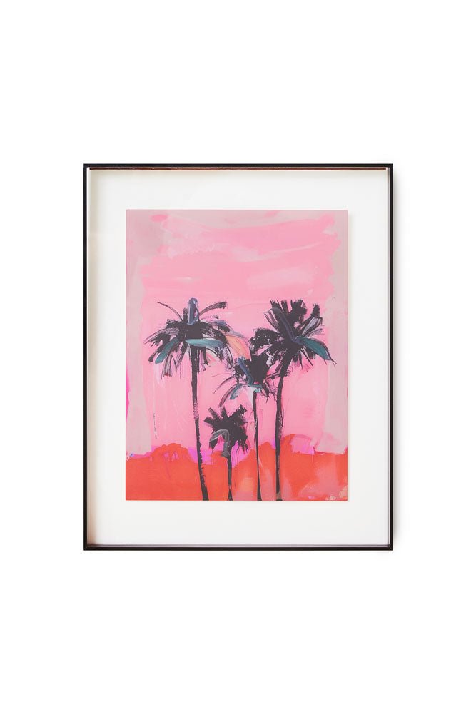 HKLIVING Pink Summer Framed Artwork