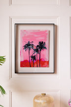 HKLIVING Pink Summer Framed Artwork
